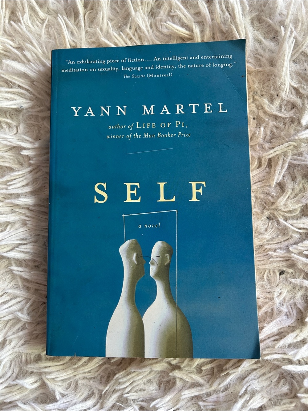 Self by Yann Martel - Teal Cover Novel